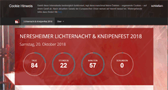 Desktop Screenshot of lichternacht-neresheim.de